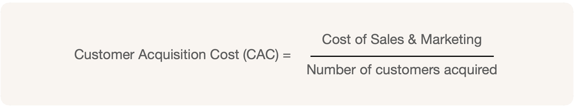 Definition of CAC